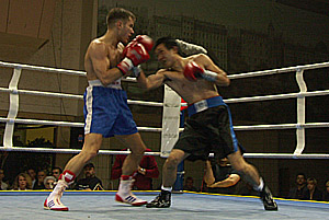Boxen in der Bruno-Gehrke-Halle