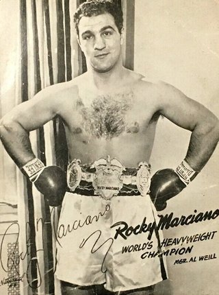 Rocky Marciano, Porträtaufnahme